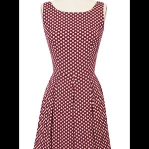 Trashy Diva Audrey Dress Wine Dots Size 0